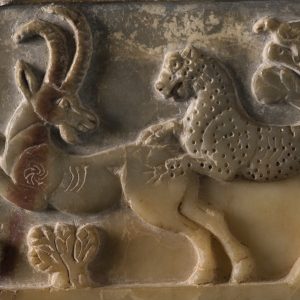 South_Arabian_-_A_Lion_and_a_Leopard_Attacking_Animals_-_Walters_2171_-_Detail_B